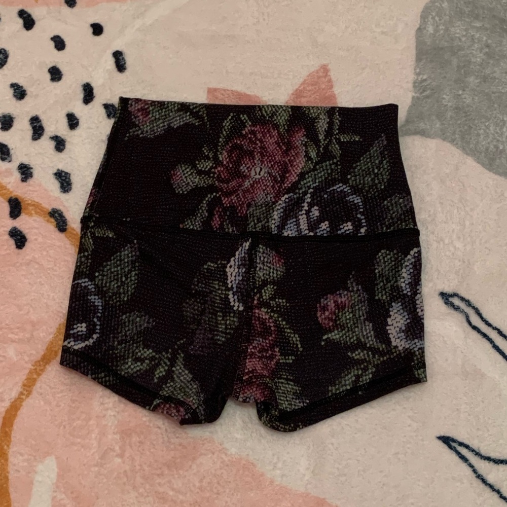 Lululemon 2” Inseam High Rise Spandex Shorts